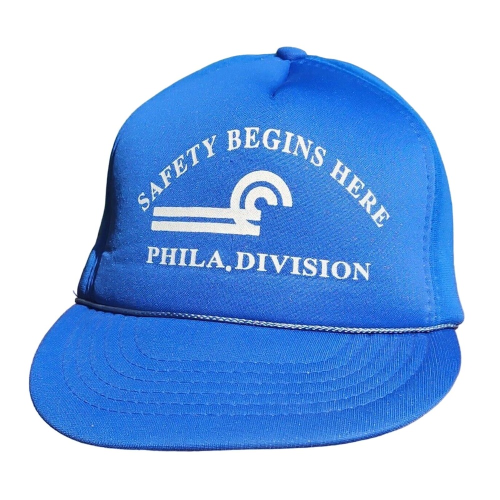 Safety Begins Here Philadelphia Division Snapback Adjustable Baseball Cap Rope